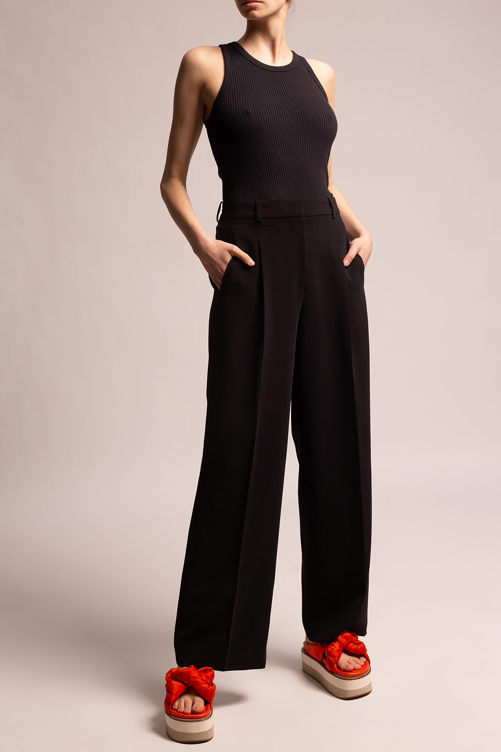 Holzweiler Straight-leg pleated trousers